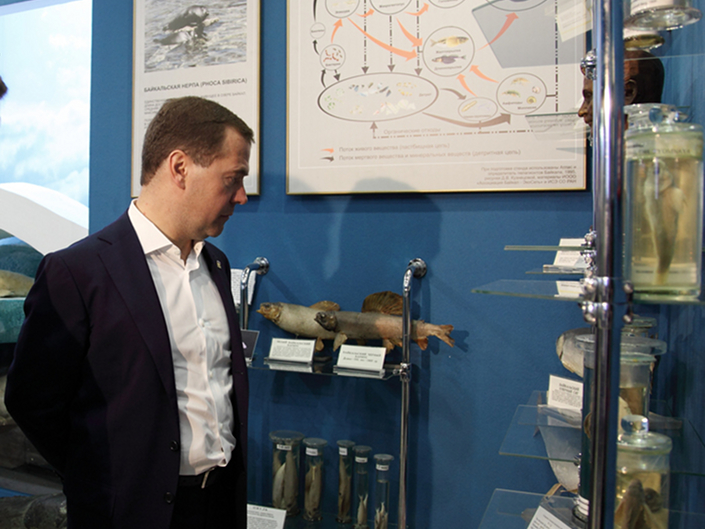 Дмитрий Медведев в Байкальском музее