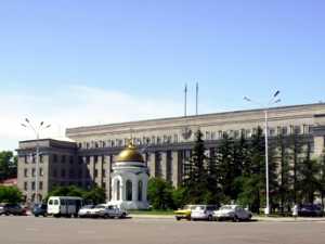 Здание правительства Иркутской области. Фото АС Байкал ТВ