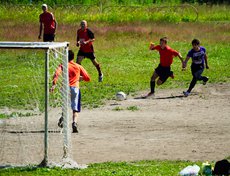 В рамках фестиваля прошли соревнования по футболу
