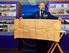 Представитель совета ветеранов Военно-Морского флота города Иркутска Виктор Вертянкин.