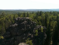 На скальнике Ворона. Фото Светланы Павловой
