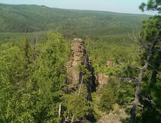 На скальнике Зеркала. Фото Светланы Павловой