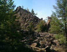 На скальнике Зеркала. Фото Светланы Павловой