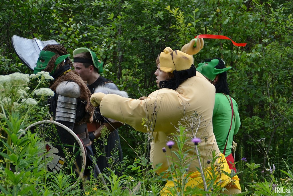 Огр-маг Чо'Галл кидает фаербол