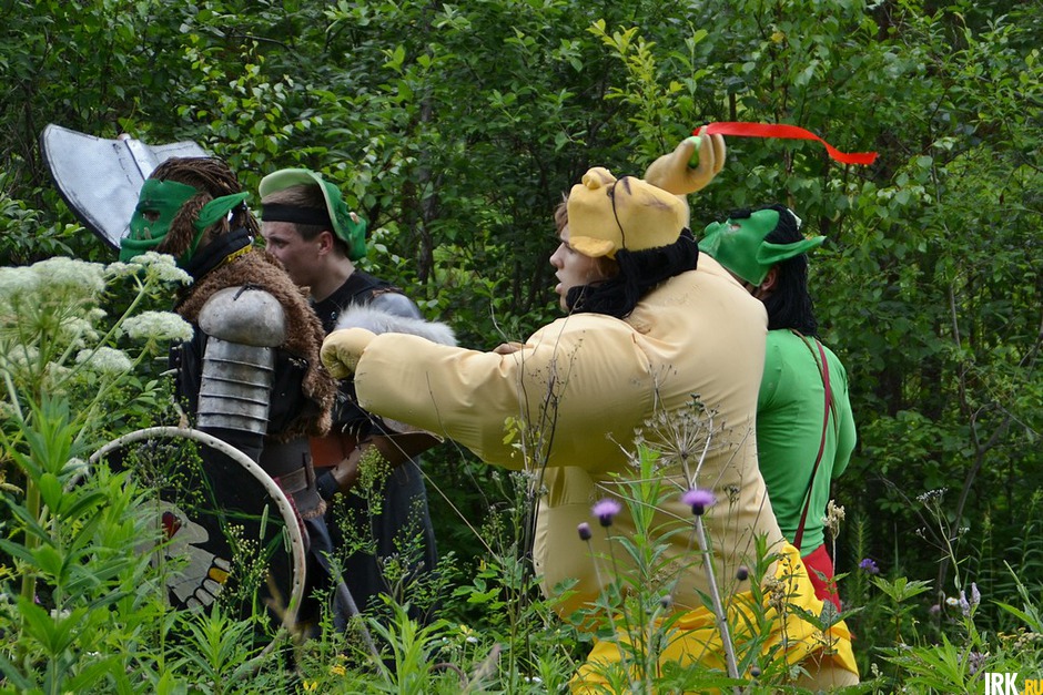 Огр-маг Чо'Галл кидает фаербол