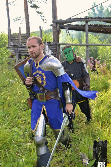 Паладин Андуин Лотар идет на переговоры с орками