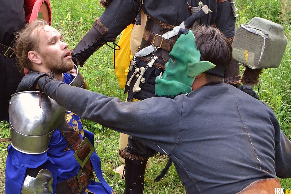 Казнь паладина, который попал в плен