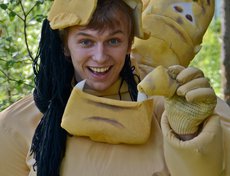 Огр пострадал в бою — одна голова потеряла нос