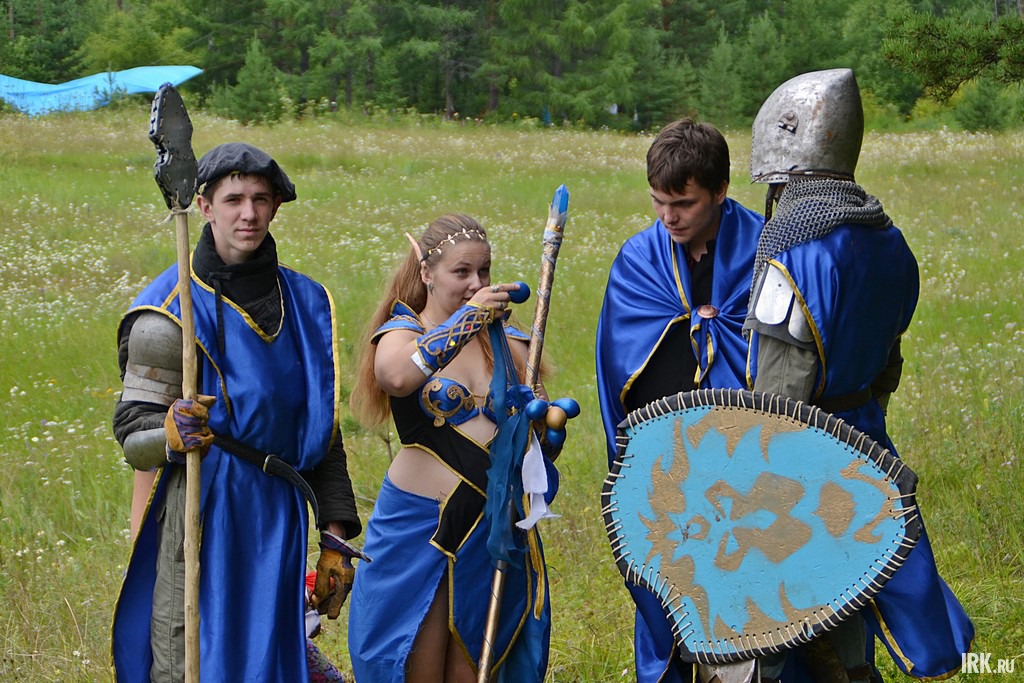 Воины Альянса — союза людей, эльфов и гномов