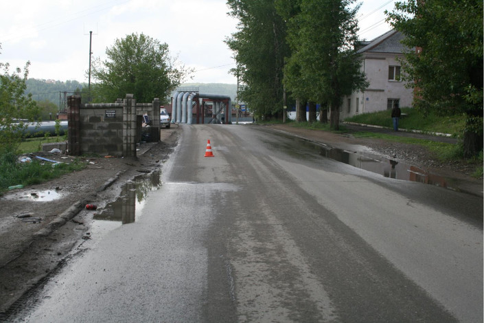 Место происшествия на улице Доржи Банзарова