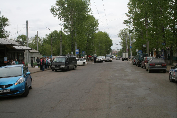На месте аварии на улице Академической