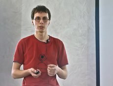 Один из лучших докладчиков Влад Герасимов. Фото Степана Легачева