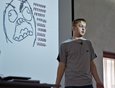 Докладчик Александр Бацуев, компания «AnyChart». Фото Степана Легачева