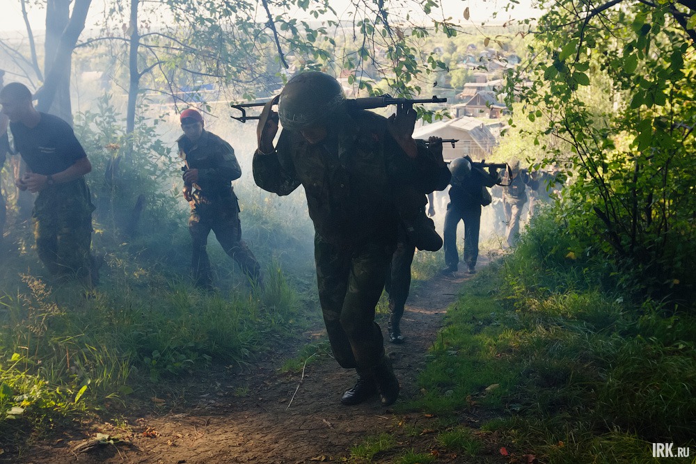 Второй этап 12-километрового марш-броска преодолели лишь четыре человека