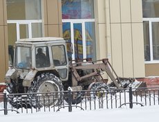 Улицы сегодня расчищает вся спецтехника «Иркутскавтодора».