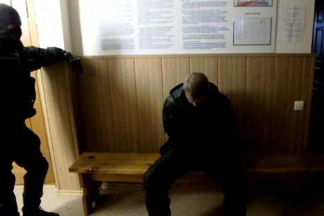 Задержанный. Фото пресс-службы ГУ МВД по Иркутской области