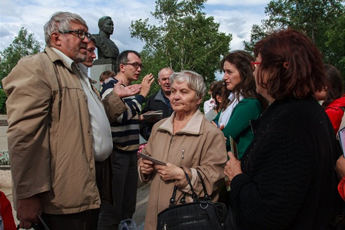 На экскурсии. Фото из личного архива