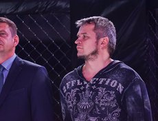 Александр Бугай, президент профессионального спортивного клуба «Байкал файтер» (справа).