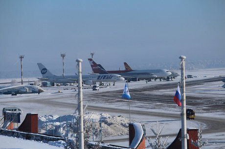 В аэропорту Иркутска. Фото со страницы в Facebook