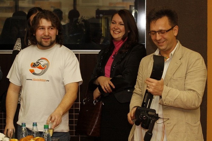 Фотографы Марк Рыбак (слева), Игорь Сычев