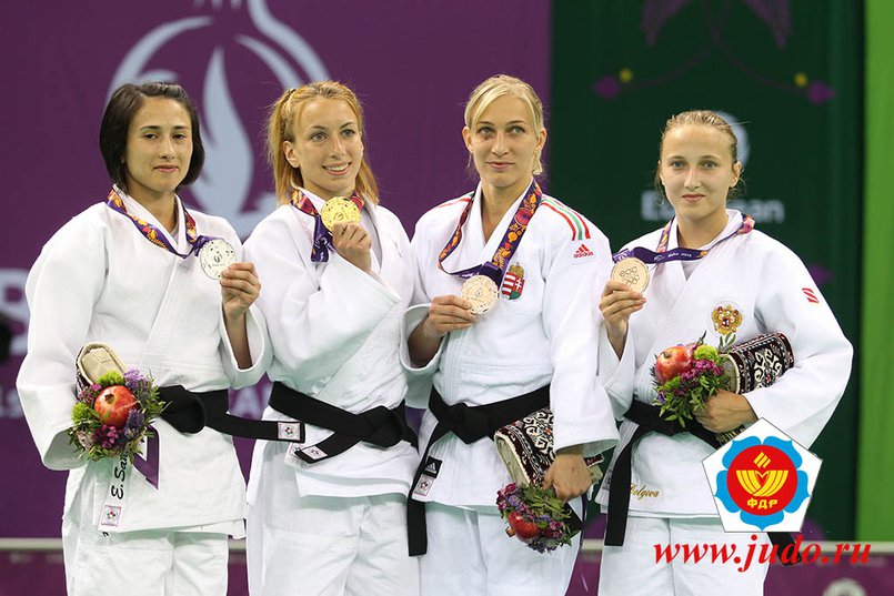 Ирина Долгова на Европейских играх (справа). Фото с сайта www.judo.ru