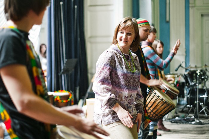 Группа «Этнобит»: Ефим Викторов, Наталья Власевская, Артем Тихонов