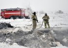 В Усольском районе на тушении торфяников. Фото ГУ МЧС России по Иркутской области