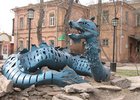 Скульптура дракона в Иркутске. Fotki.yandex.ru