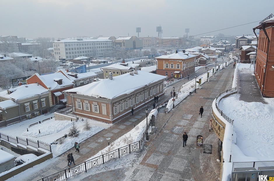 Зимний иркутск фото