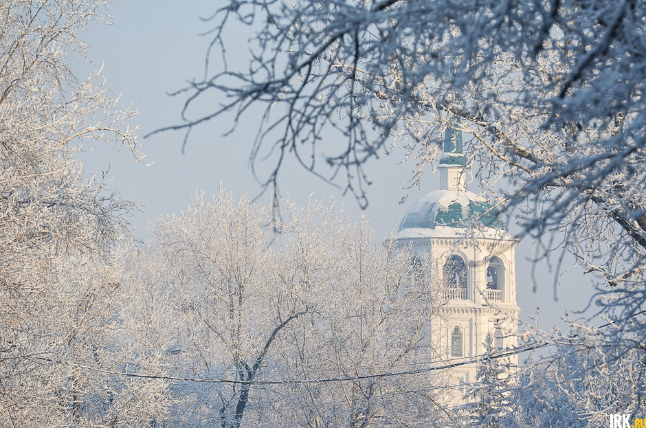 Зимний иркутск фото