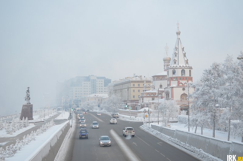 Зимний иркутск фото