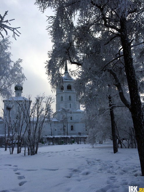 Иркутск фото города зимой