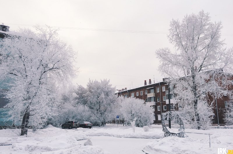 Зимний иркутск фото