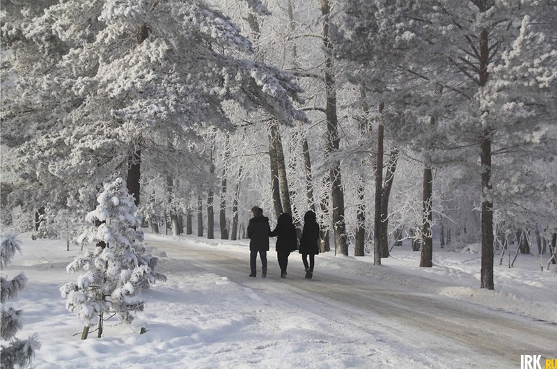 Зимний иркутск фото