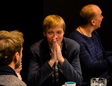 В основу проекта легла часть романа Федора Достоевского «Братья Карамазовы».