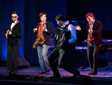 Юбиляры и шоу-дуэт «Мимино»