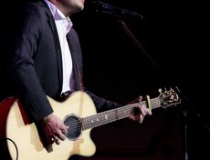 В концерте принял участие певец Буянаа