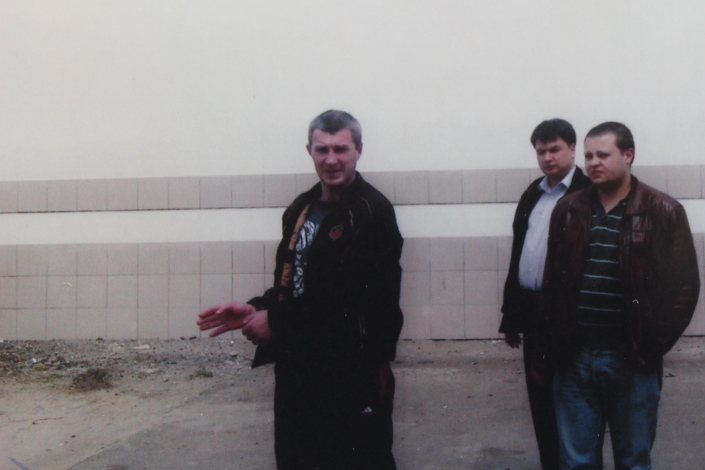 Вячеслав Кузнецов во время следственных действий. Фото из материалов уголовного дела