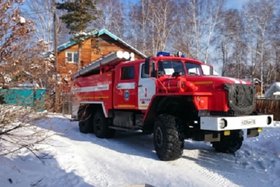 Пожарная машина. Фото с сайта ГУ МЧС России по Иркутской области