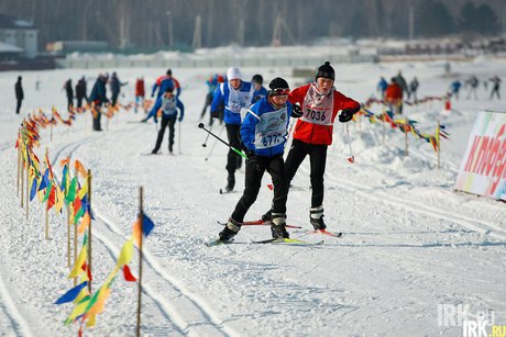 На лыжне. Фото Владимира Смирнова
