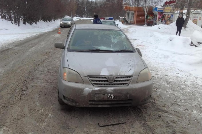 Автомобиль, сбивший подростка