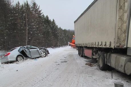 На месте ДТП. Фото пресс-службы ГУ МВД России по Иркутской области