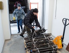 На переплавку попало добровольно сданное оружие и изъятое из незаконного оборота