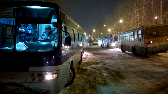 Автобусная база. Фото IRK.ru