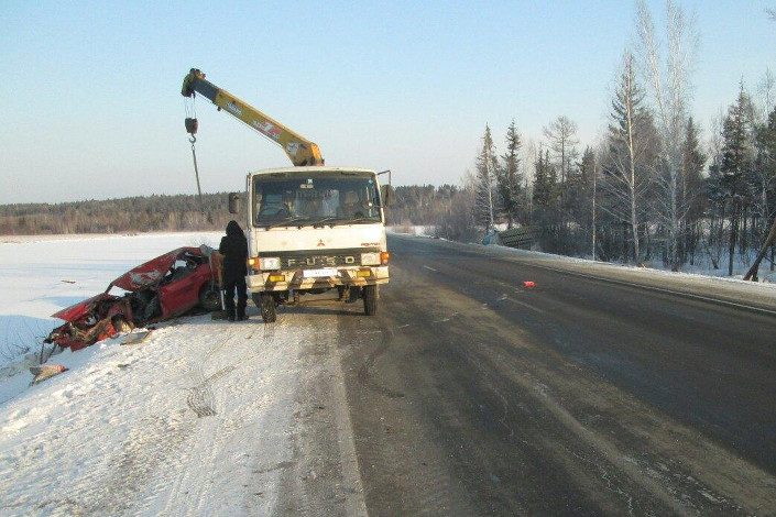 Авария в Нижнеудинском районе