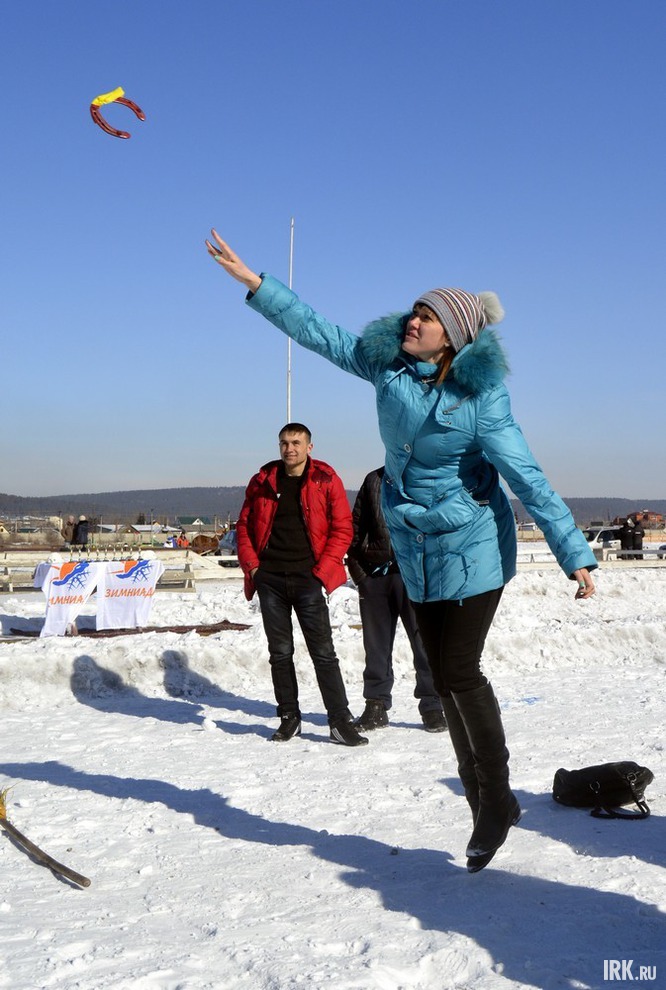 В рамках праздника прошел 5-й чемпионат по метанию подков