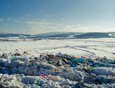 Стихийная незаконная свалка в районе деревни Куреть Ольхонского района. Сюда, буквально за поворотом от дороги на МРС, вывозят мусор местные жители и сваливают прямо на поле у обочины.