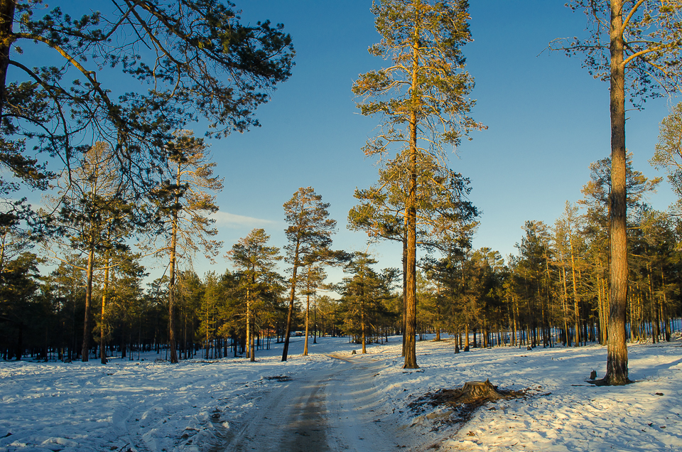 На этом месте, на окраине Хужира, до 2014 года долгое время была крупная, в несколько гектаров, свалка. Финансирование на ее уборку удалось получить в рамках ФЦП по охране Байкала.