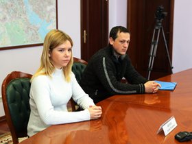 Александр и Алена Яремус. Фото пресс-службы правительства Иркутской области