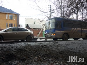 На месте происшествия. Фото IRK.ru